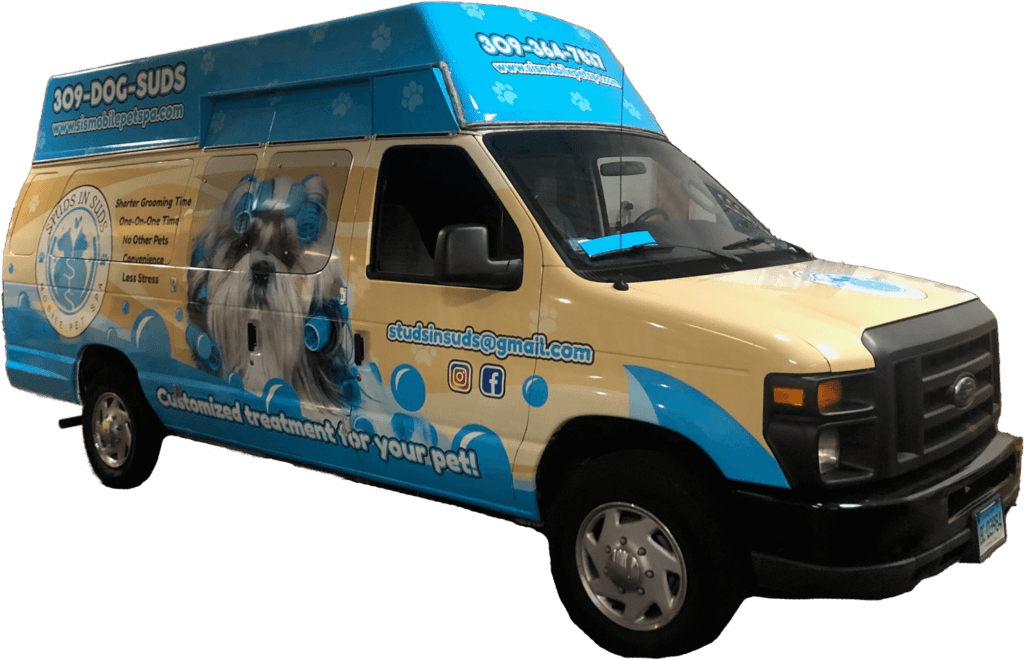 Studs In Suds Mobile Pet Grooming Van in Norwalk Connecticut